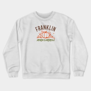 Franklin, North Carolina Fall Crewneck Sweatshirt